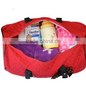 Beautiful Bow Mommy Tote Bag Mommy Duffel Bag photo-3