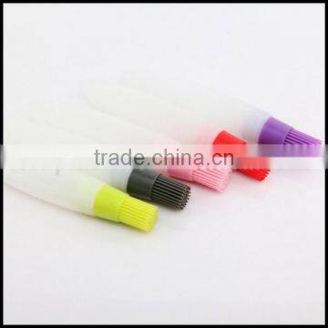 Basting Brush Silicone Squeeze Sauce Brush for BBQ Baking Food,Hot Sale Eco-friendly Silicone BBQ Brush With Bottle photo-3