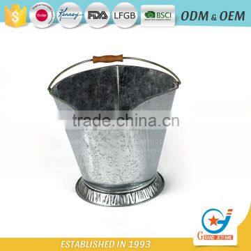 galvanized fireplace coal pail coal fireplace bucket