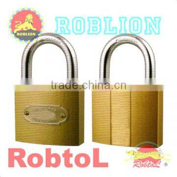 Spray-Painted Imitated-Brass Padlock