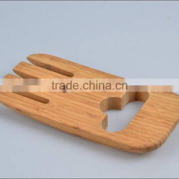 Wholesale Natural Bamboo Salad Tools And Salad Hands