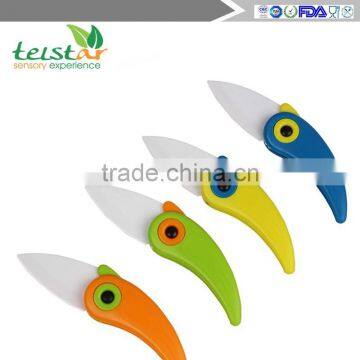 High Quality Bird Shaped Home Stylish Foldable Ceramic Pocket Knife