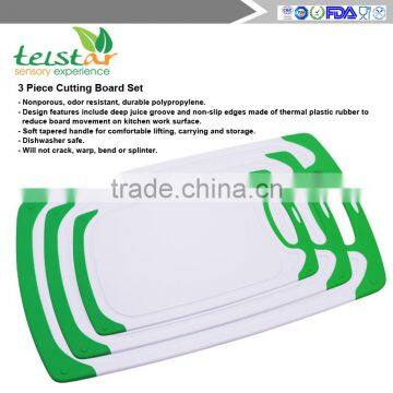 Manufacturer of Promotional Big Medium Small 3 PCS Green Plastic Cutting Board, and PP Cutting Board photo-3