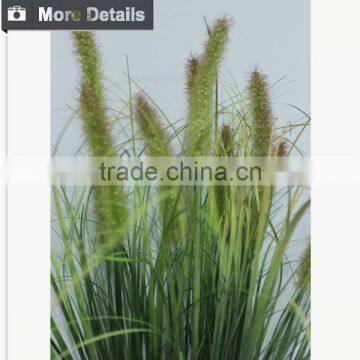 China Bamboo Grass Artificial Grass With Pot Potted Artificial Grass photo-3