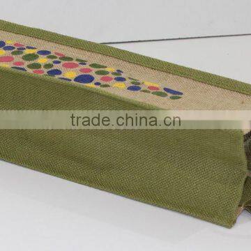 Jute Wine Bag/ One Bottle Wine Carry Bag Jute/ Eco-friendly Wine Tote photo-3