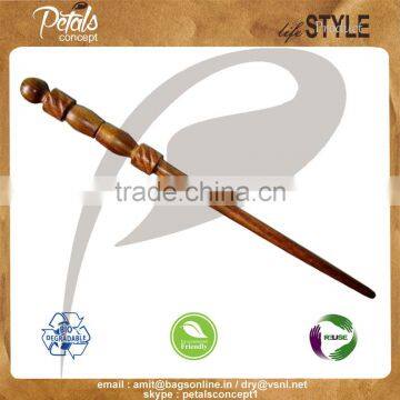 Hot sale teak wood designer wand from India ,Kolkata by Petals Concept