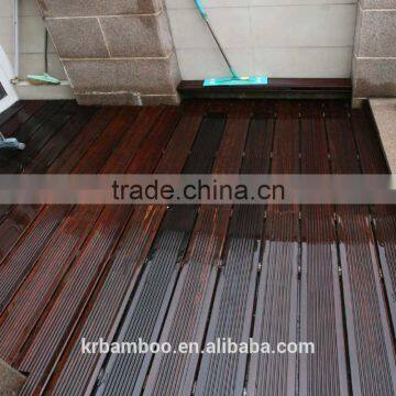 Chocolate Strand Woven Bamboo Decking Outdoor Use flooring