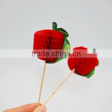 Handmade Wedding / Birthday /Party Decorative Wooden Picks photo-2