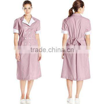 Fashionable Nurse Uniform Designs Wholesale New Style Bulk Cheap High Quality Long Medical Dress Women Hospital Uniform