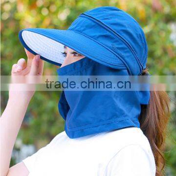 Ms hat summer sun hat outdoor uv beach hat tourism hat riding face sun hat