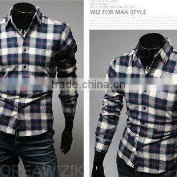 Mens Plaids/checks Classic Shirts 16 Colors Stock Hot Sale Man Shirts photo-4