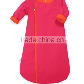 2014 Wholesale Plain Dyed Baby Sleeping Bag With Sleeve