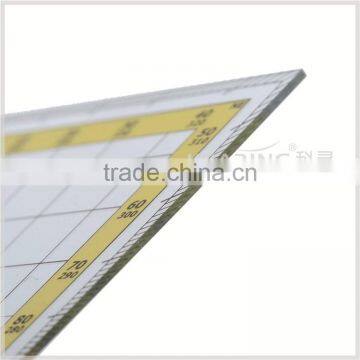 Chinese Manufactuere OEM Small Plastic PVC Flexible Square Protractor # KPP-6 photo-5