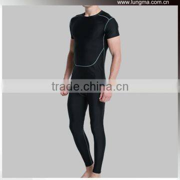 Men's Fitness Custom Rash Guard Short Long Sleeve Swimwear