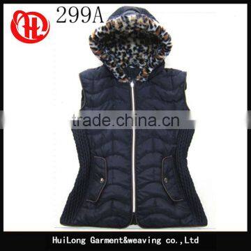 Women Padded Jacket Sleeveless Thick Vest photo-4