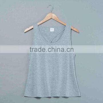 Sublimation Blank Split Tank Top Blank Tank Top Custom Logo Printing no Minimum photo-3