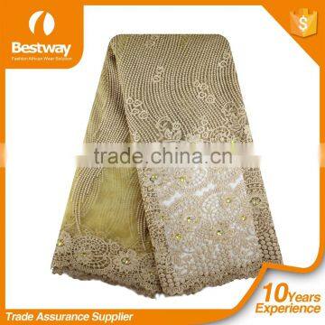 Bestway Textiles FL0116 New Fashion Dress African French Net Lace Fabric photo-3