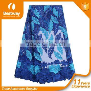 Bestway Hot Selling Beaded Bridal Lace Trimmings For Dress With Pearls FL0192 photo-4