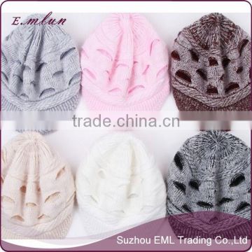 Fashion girls fancy winter rabbit wool hats