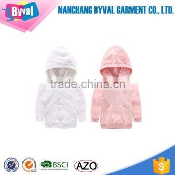 Wholesale OEM Fancy Custom Design Baby Cotton Long Sleeve Pullover Children Plain Hoodies For Kids photo-5