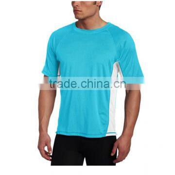 Alibaba Trade Assurance 2016 Hot Sale Mens Dy Fit Sport T Shirt Custom Blank 100% Polyester Performance Panel T Shirt