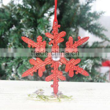 HD1036 2016 Six Angle Snowflakes Christmas Decorations Pendant