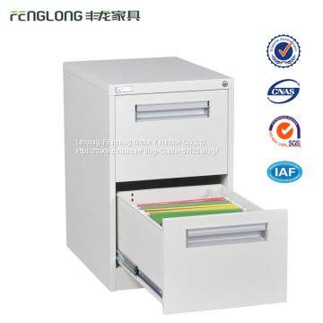 Office Use 2 Drawer Insert Handle Metal File Cabinet photo-4