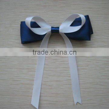 4inch stain ribbon bow/ single stain ribbon bow