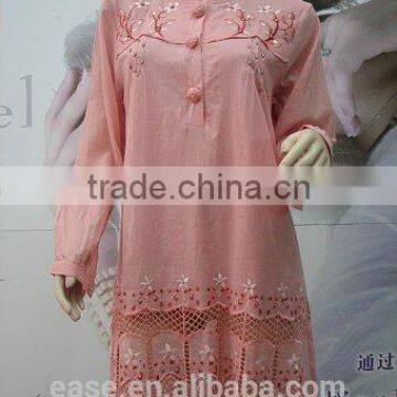 Woman Embroidery Jumper Long Blouse photo-3