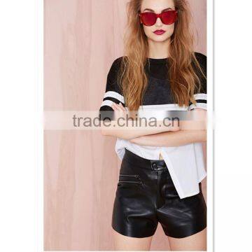 2016 latest style white and black chinese t shirt