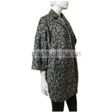 2014 2015 High Fashion Lady's Wool Coat Tweed Coat photo-2