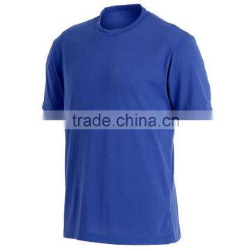 Promotional Cotton Blue Breathable Hiking Fit T-shirt