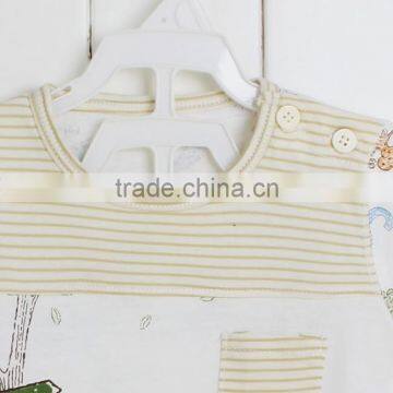 100% Cotton Summer Custom Cartoon Printing Newborn Baby T-shirt Clothes photo-3