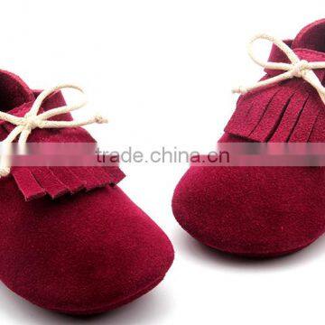 2016 Top-selling Genuine Leather Shoes Baby Moccasins Leather Baba Baby Shoes photo-4