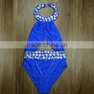 M860 Runwaylover2016 Ladies Sexy Dazzling Diamond Bikini One Piece Swimwear photo-5
