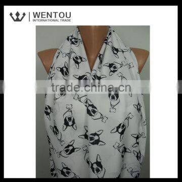 Fashion Accessories Dog Print Infinity Scarf photo-4