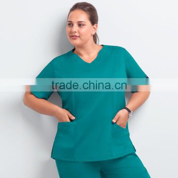 New Style Plus Size Hospital Medical Nurse Uniform Design Scrub Suit Set