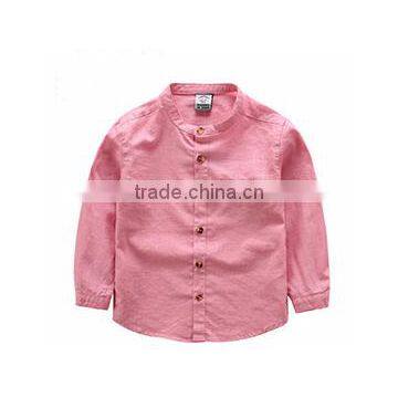 China Factory Sales Directly Simple Boy Blouse Cotton t Shirt for Children photo-4