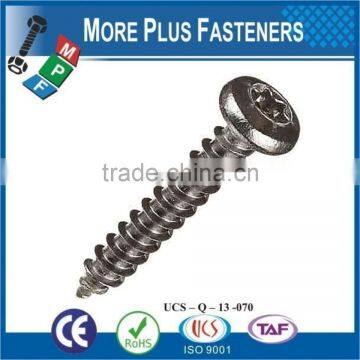 Made in Taiwan Zinc Plated Stainless Steel Black Oxide Sheet Metal Screw photo-3