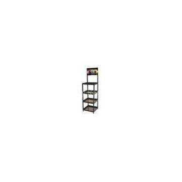 Retail Display Rack floor stand with 3 fixed wire shelves for display Coco drink bottles