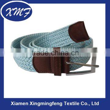 manufacturer Webbing Belts Cotton Fabric Braided Elastic Belts