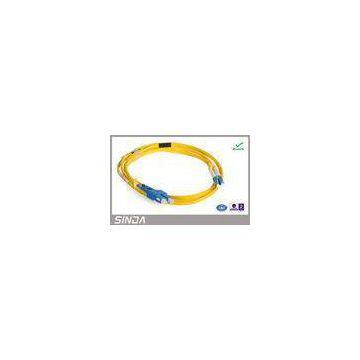 SC LC OS2 125um Fiber Optic Patch Cord for FTTH / LAN / CATV / FOS