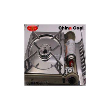 2016 Hot Sale Stainless Steel Portable Mini Butane Gas Stove ZB-1 for Camping photo-2