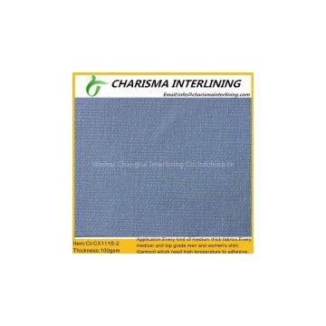 High Quality Resin Fusible Interlining & Lining Fabric CX111S-2