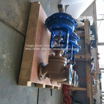 Пневматический трехходовой регулирующий клапан, смесительный клапан регулирования потока photo-3