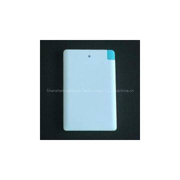 Name Card Power Bank with Built-in Micro USB Cable