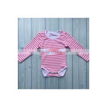 Autumn winter baby clothes rompers wholesale newborn baby cotton onesie striped long sleeve romper for baby girl