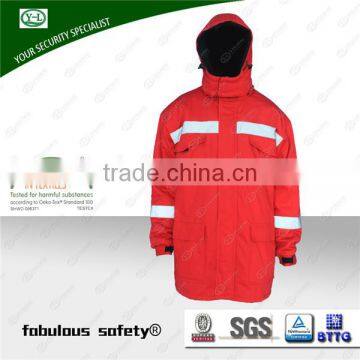 soft nice high quality Short delivery time single face adhesive used safety garments black antistatic coat