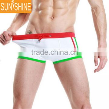 Fitness Active Wear 4 way Stretch Men Sexy Blank Board Shorts in Swimwear