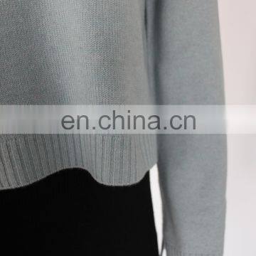New Design Computer Knitted 100% Pure Cashmere Sweater Pullover for Ladies photo-4